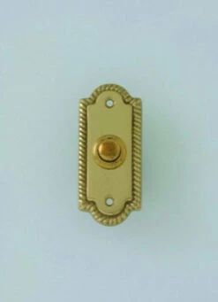 PavTom - Georgian Shouldered Door Bell Press H75xW30mm