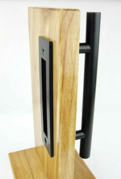 Worldwide - Sliding Barn Door Handle & Flush Pull Set - Round Profile