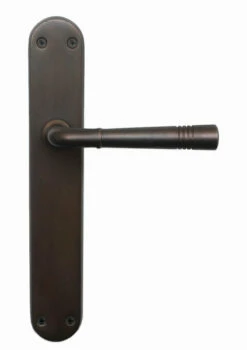 Superior Brass - Floreat Rustic Door Lever On Long Backplate - All Variants