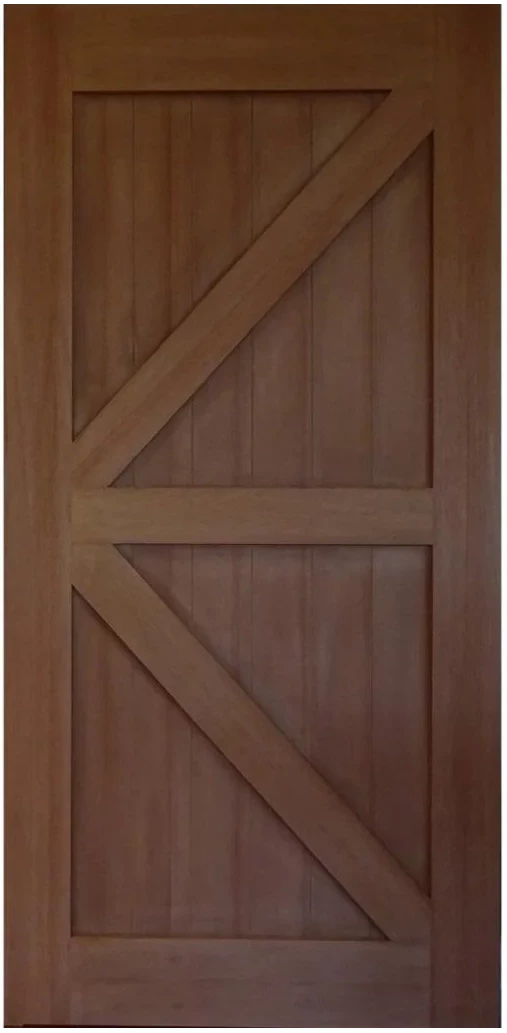 Barn Door - Classic 2 Panel Cross Brace Design BD-2PC