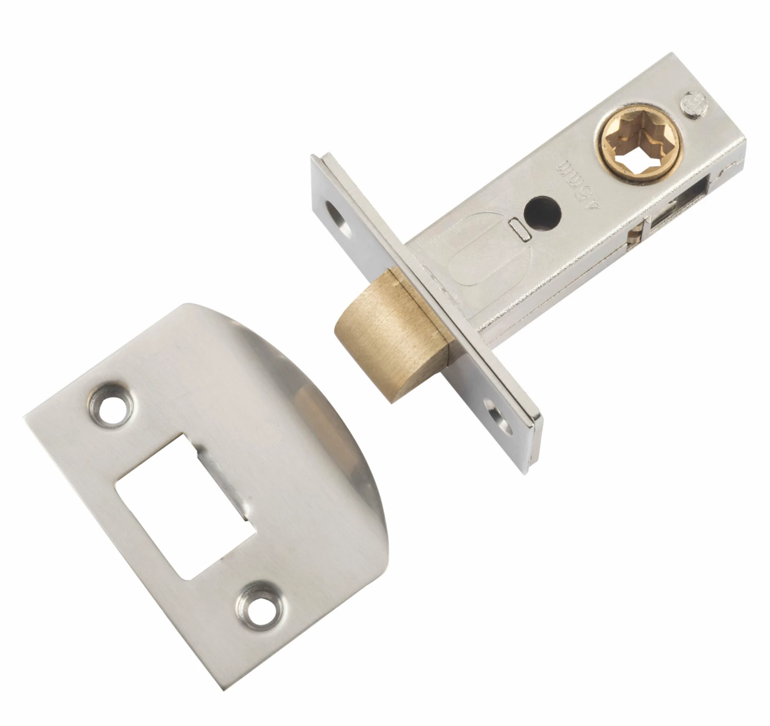 TradCo - Double Sprung Split Cam Tube Latch B45mm - 'D' Striker