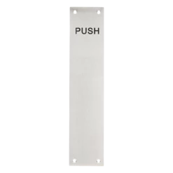Zanda - Classic Stainless Push Plate (2 Sizes)