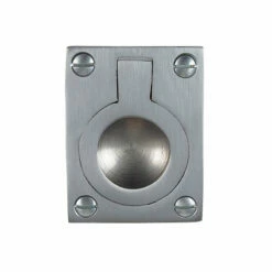 Zanda - Satin Chrome Flush Ring H50xW37mm