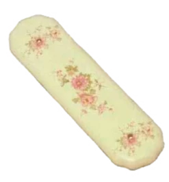 Superior Brass - Push Plate - Ivory Porcelain H275xW75mm (2 Styles)