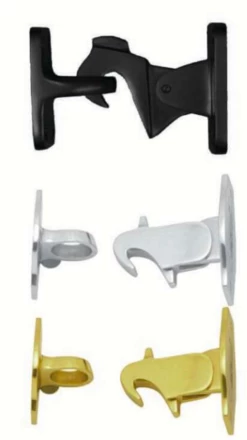 Superior Brass / Austyle - Heavy Duty Catch Hold Door Stop P65mm