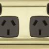 TradCo - Double Powerpoint Socket H72xW115mm
