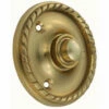Domino Brass - Door Bell - Georgian Rope Bell Press D57mm