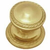 Superior Brass - Centre Door Knob - Georgian D65mm