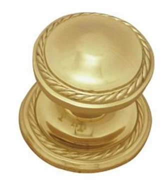 Superior Brass - Centre Door Knob - Georgian D65mm