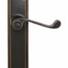 Superior Brass - Federation Door Lever On Long Backplate - All Variants