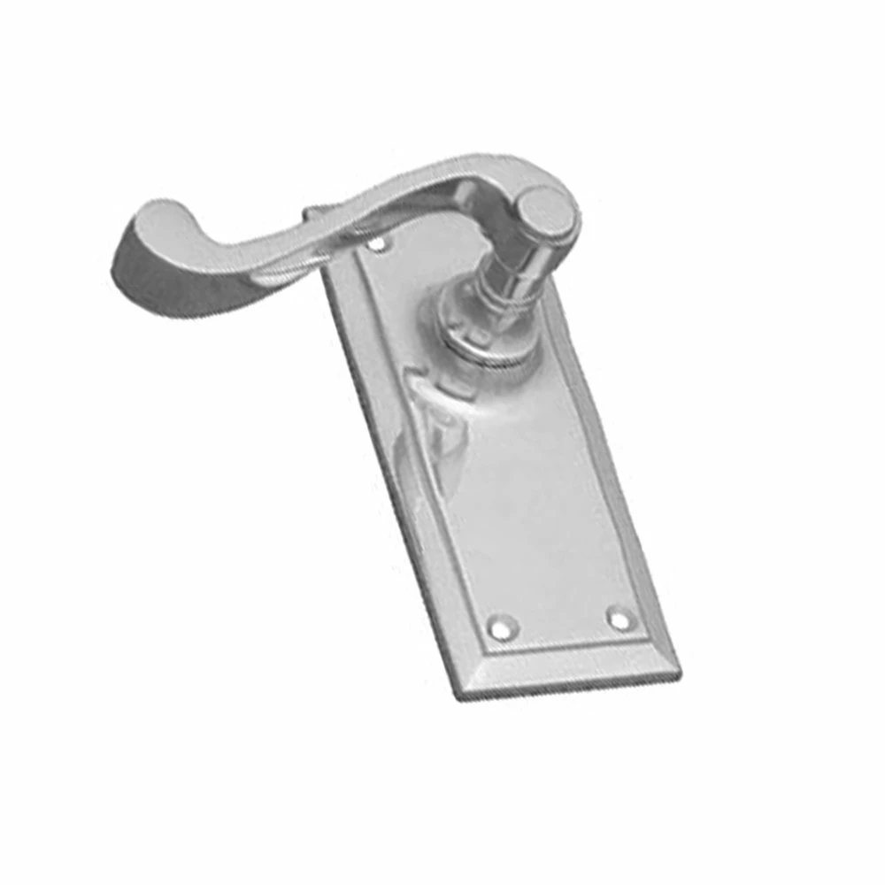Superior Brass - Federation Door Lever On Short Backplate - All Variants - Image 2