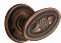 Superior Brass - Art Nouveau Door Knob On Round Rose - All Variants