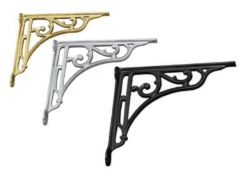 Superior Brass - Heavy Duty Solid Brass Decorative Shelf Bracket H185xP230mm