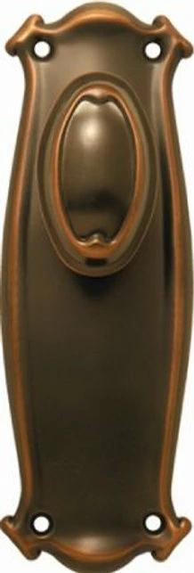 Superior Brass - Oval Bungalow Door Knob On 190x60mm Backplate - All Variants