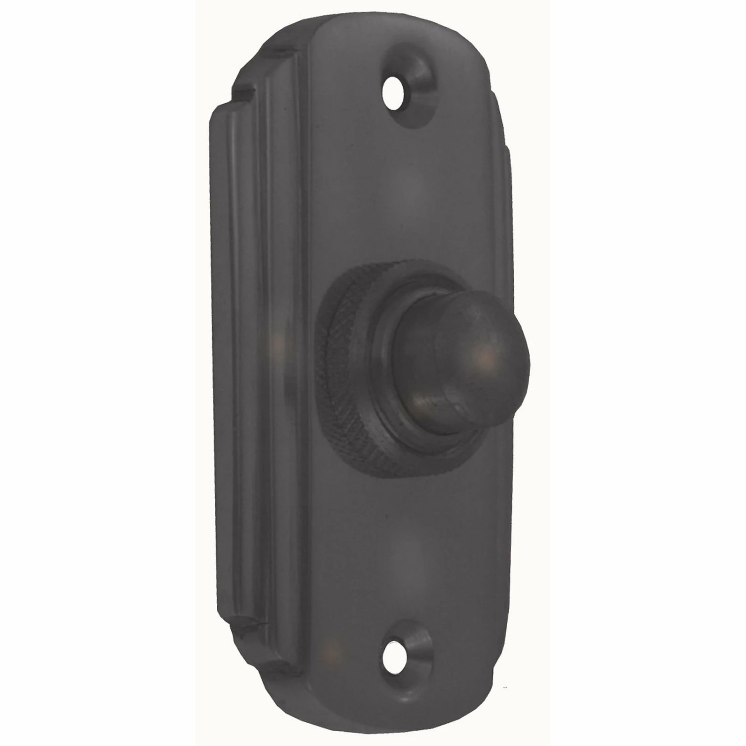 Domino Brass - Door Bell - Art Deco Classic Bell Press H65xW35mm - Image 2