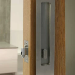 Austyle - Sliding Door Rectangular Flush Pull & Privacy Lock Kit H220xW55mm