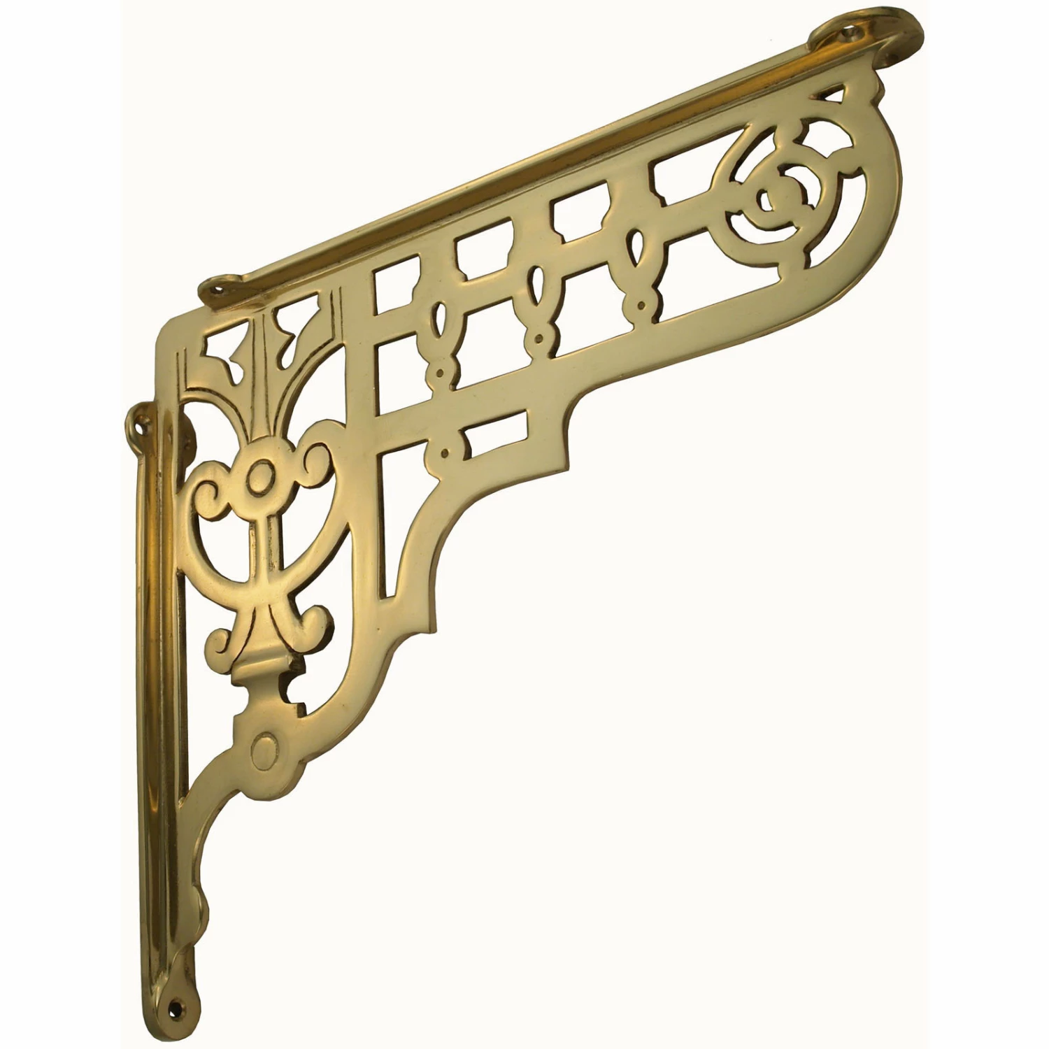 Domino Brass - Iron Shelf Bracket - 146 Design 315x265mm - Image 2
