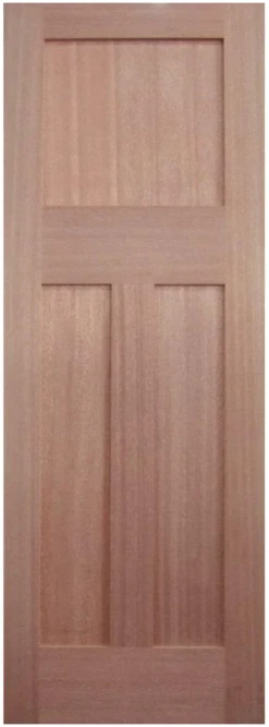 Solid Interior Door - Bungalow 3 Panel Design SP-BL3