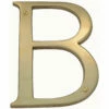 Domino Brass - Alphabet - Letter B - Design 932 (5 Sizes)