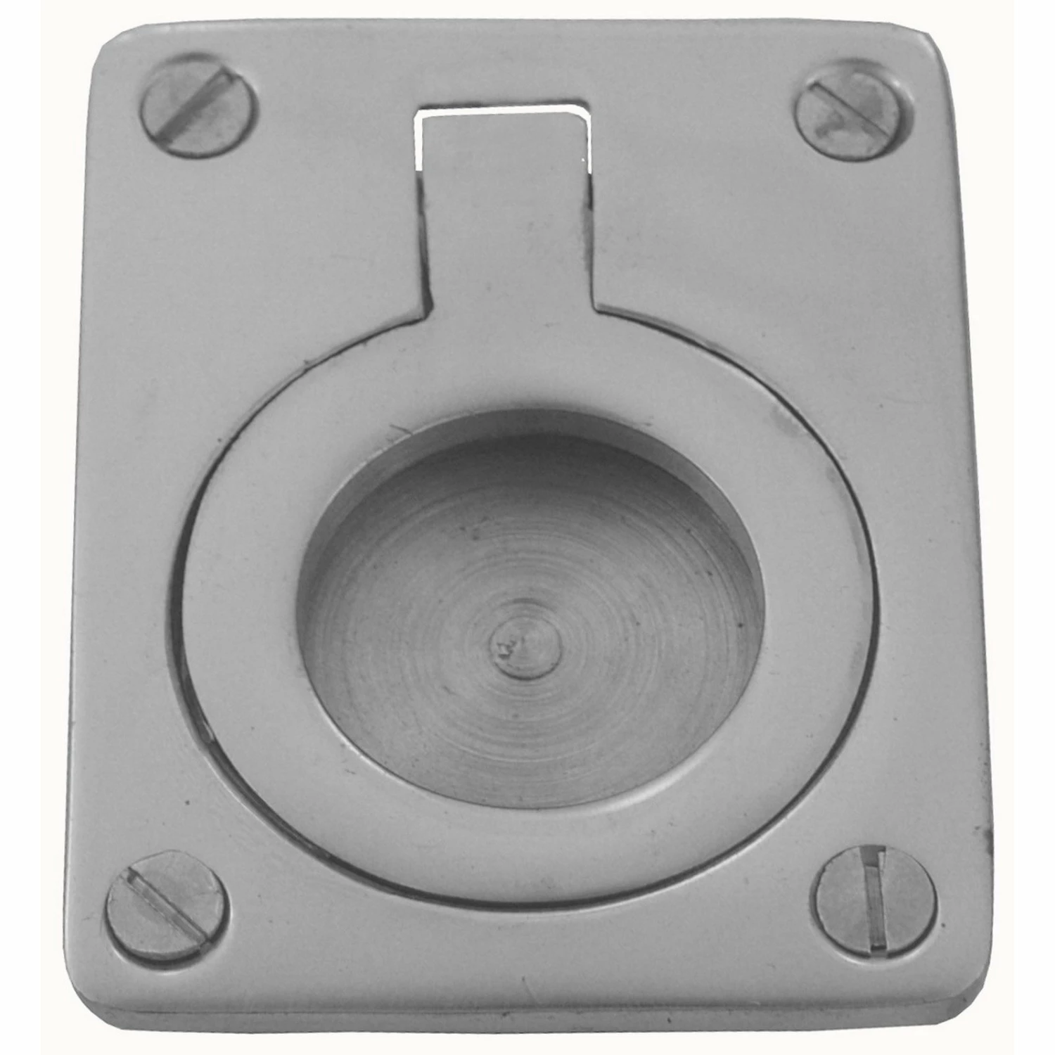 Domino Brass - Flush Ring Pull (2 Sizes) - Image 4