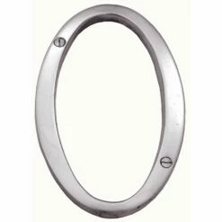 Domino Brass - Numerals - Number 0 - Design 900 (6 Sizes)