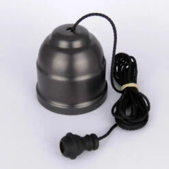 Classic Electric - 90 Series - Ceiling Switch - Black Bronze - Black Pull Cord
