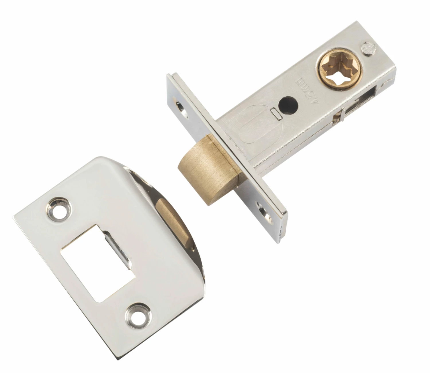 TradCo - Double Sprung Split Cam Tube Latch B45mm - 'D' Striker - Image 2