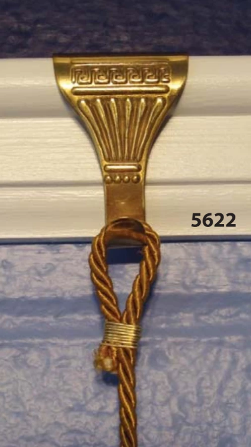 Superior Brass - Picture Rail Hook - Ornate - Image 2