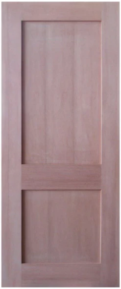 Solid Interior Door - Shaker Flat 2 Panel Design SP-SK2