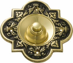 TradCo - Door Bell - Ornate Bell Press H90xW90mm