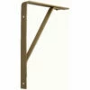 Domino Brass - Shelf Bracket - Plain Angled Support (3 Sizes)