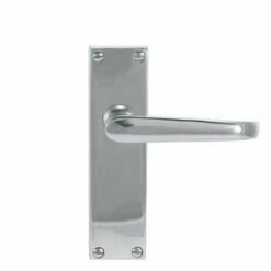 Superior Brass - Retro Door Lever On Short Backplate - All Variants
