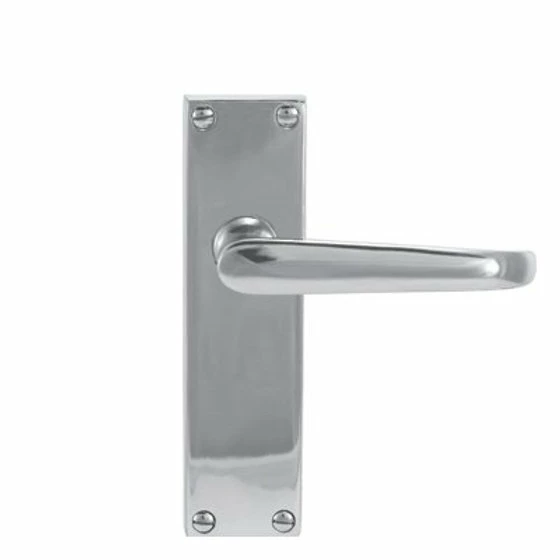 Superior Brass - Retro Door Lever On Short Backplate - All Variants