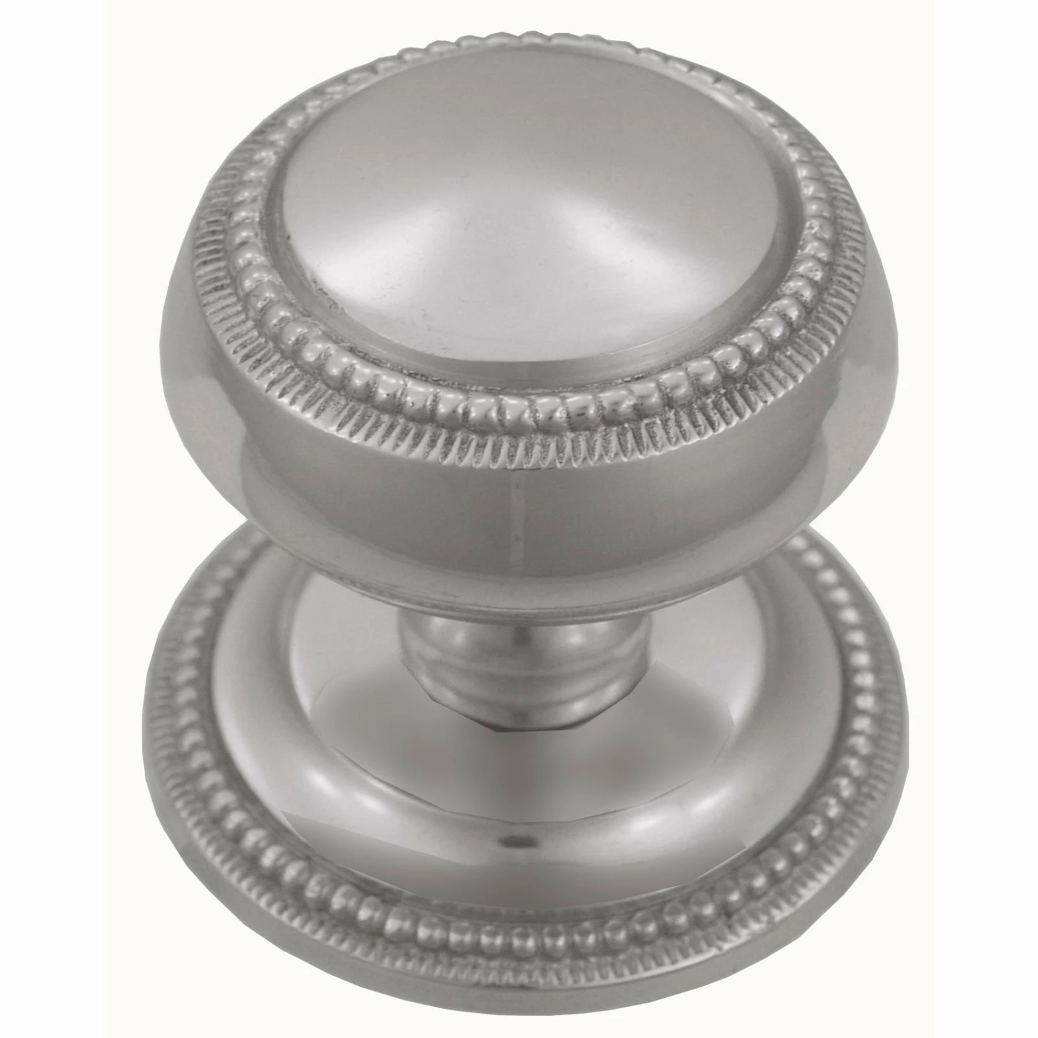 Domino Brass - Centre Door Knob - Georgian Dot Classic D82mm