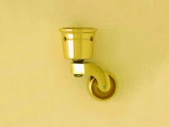 Northcote - Cup Castor - Brass Wheel D25, 32, 35mm