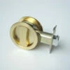 Worldwide - Cavity Sliding Door Privacy Lock Set - Round