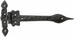 TradCo - Iron Gate Accessories - Gate Hinge - Matt Black L235xH120mm