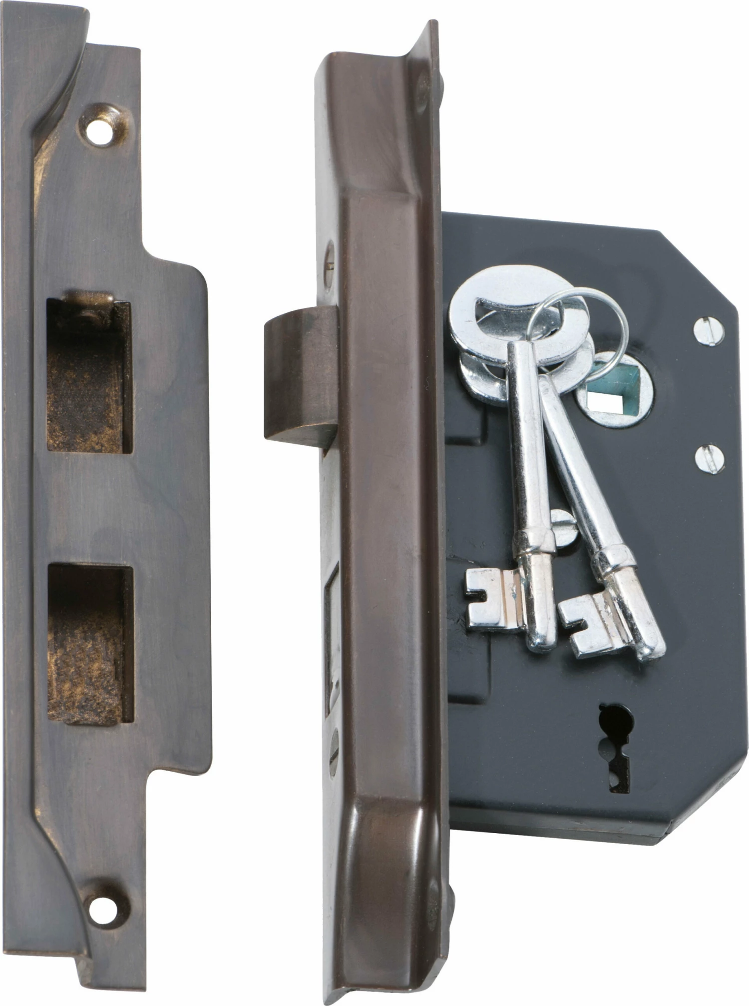 TradCo - Internal Use Mortice Lock - Rebated 3 Lever B44mm - Image 2