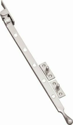 Superior Brass - Casement Window Stay - Rounded End Base Fix L250, 300mm
