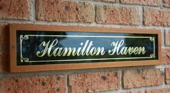 Made-to-Order Custom House Signs - Timber Frame Variant