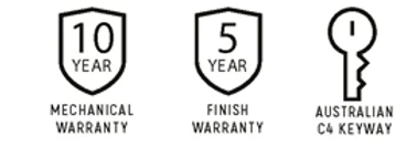 Austyle - Cavity Sliding Door Rectangular Entrance Lock Kit - Image 3