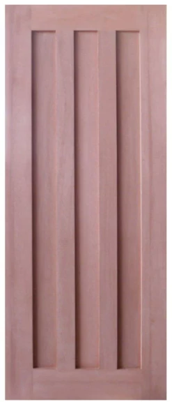 Solid Interior Door - Shaker Flat Vertical 3 Panel Design SP-SK3V