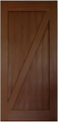 Barn Door - Classic 1 Panel Cross Brace Design BD-1PC