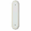 Superior Brass - Push Plate - White Porcelain H275xW75mm (2 Styles)