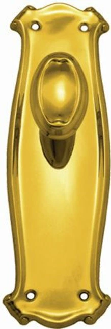 Superior Brass - Oval Bungalow Door Knob On 255x75mm Backplate - All Variants
