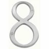 Domino Brass - Numerals - Number 8 - Design 900 (6 Sizes)