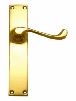 Superior Brass - Geraldton Door Lever On 105mm Narrow Backplate - All Variants
