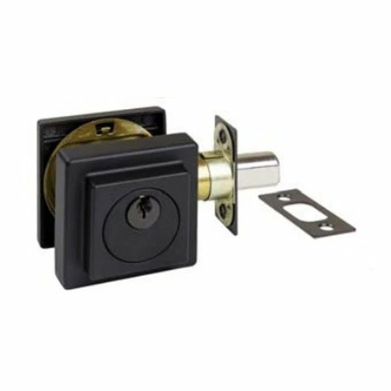 Zanda - Square Stepped Slimline Deadbolt H63xW63mm