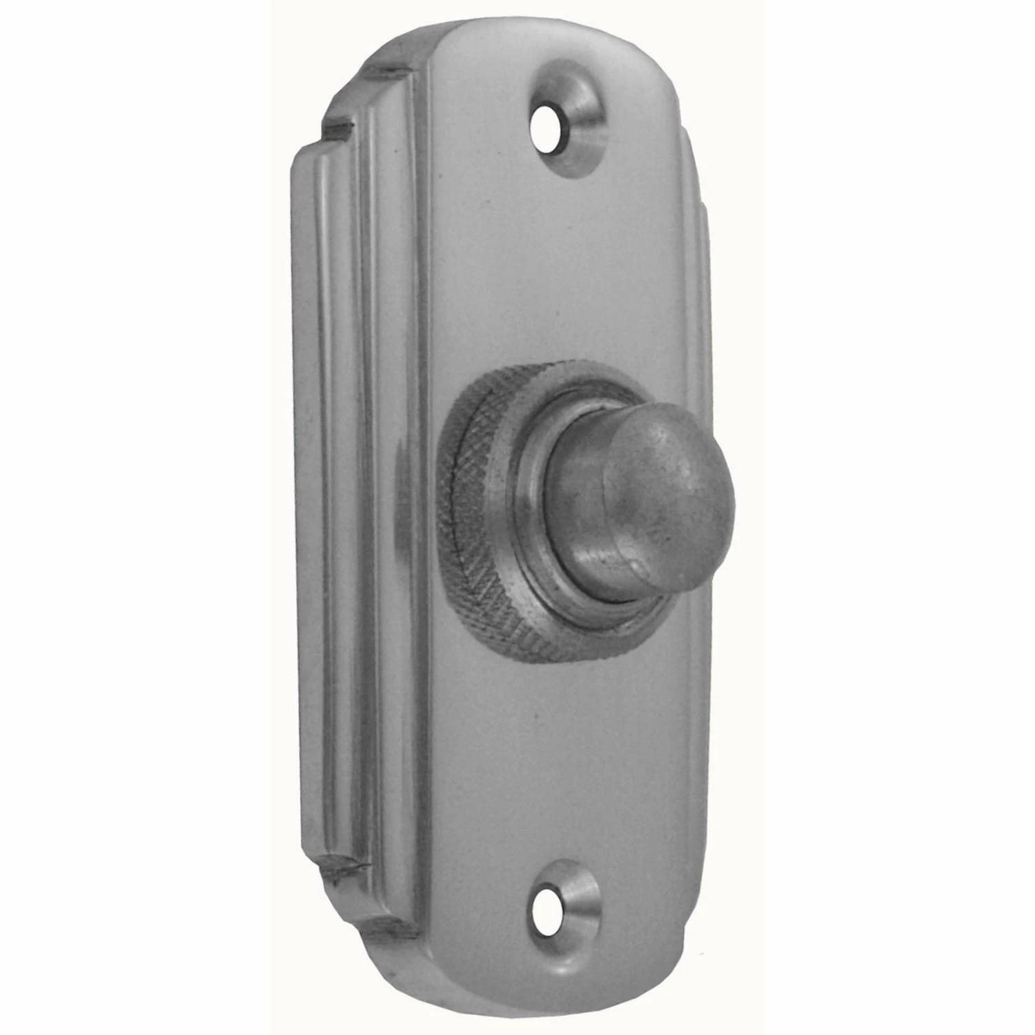 Domino Brass - Door Bell - Art Deco Classic Bell Press H65xW35mm - Image 4
