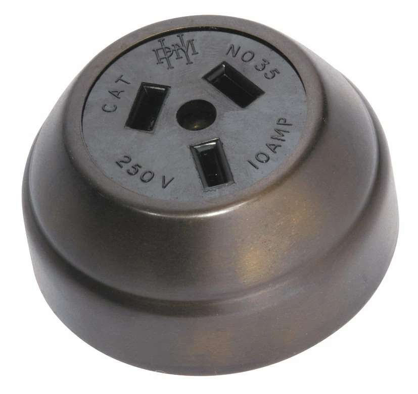 TradCo - Federation Period Powerpoint Socket D60mm - Image 3
